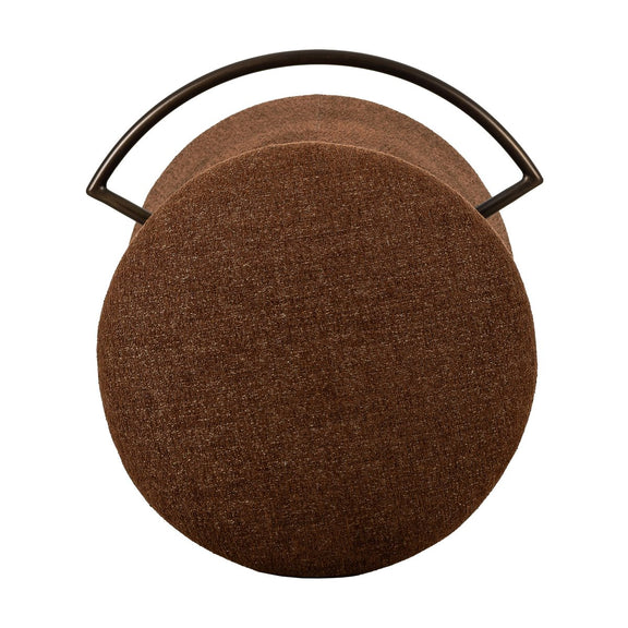 Cannes Swivel Counter Stool - Crypton Wayfarer Sienna
