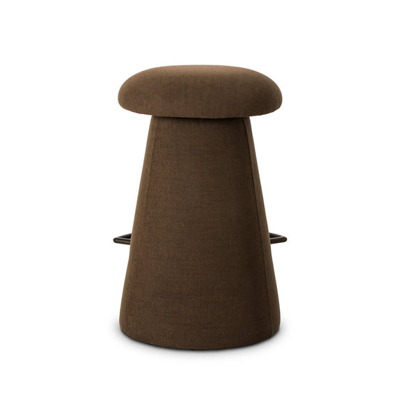 Cannes Swivel Counter Stool - Crypton Nomad Mushroom