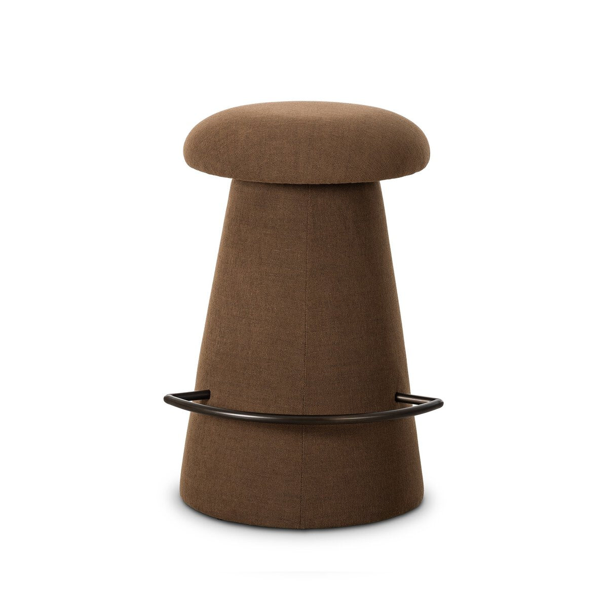 Cannes Swivel Counter Stool - Crypton Nomad Mushroom
