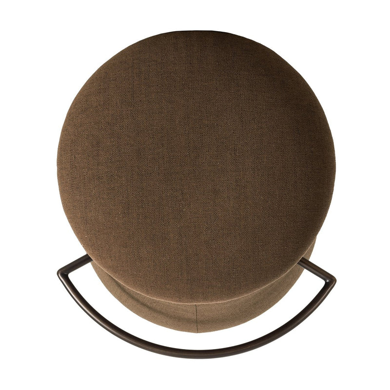 Cannes Swivel Counter Stool - Crypton Nomad Mushroom