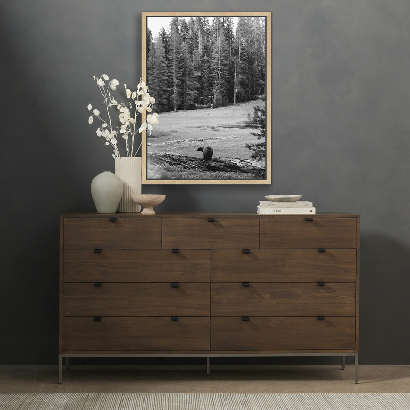 Don't Feed The Bears by Wesley and Emma Teague	 — Vertical Grain White Oak Floater