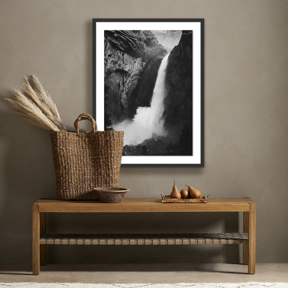 Lower Yosemite Falls by Wesley and Emma Teague - Black Maple