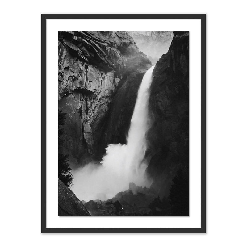 Lower Yosemite Falls by Wesley and Emma Teague - Black Maple
