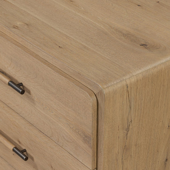 Eden 6 Drawer Dresser - Aged Smoked Oak Veneer