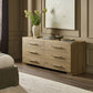 Eden 6 Drawer Dresser - Aged Smoked Oak Veneer