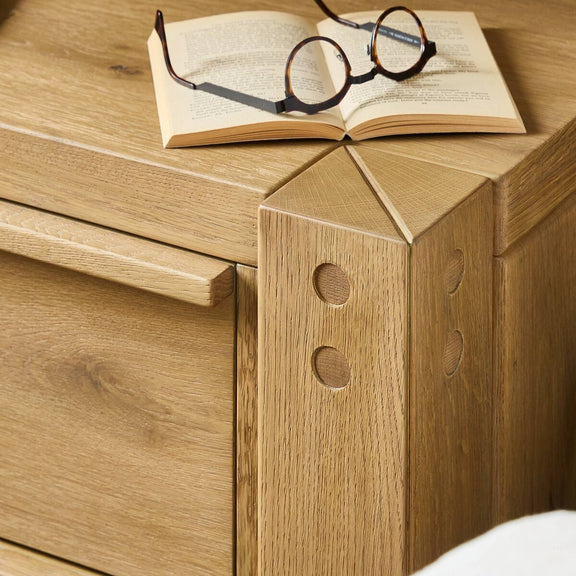 Emmer Nightstand - Aged Smoked Oak