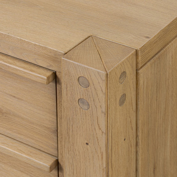 Emmer 8 Drawer Dresser - Aged Smoked Oak Veneer