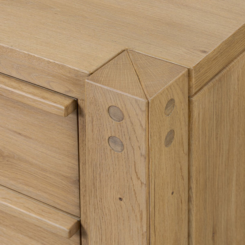 Emmer 8 Drawer Dresser - Aged Smoked Oak Veneer
