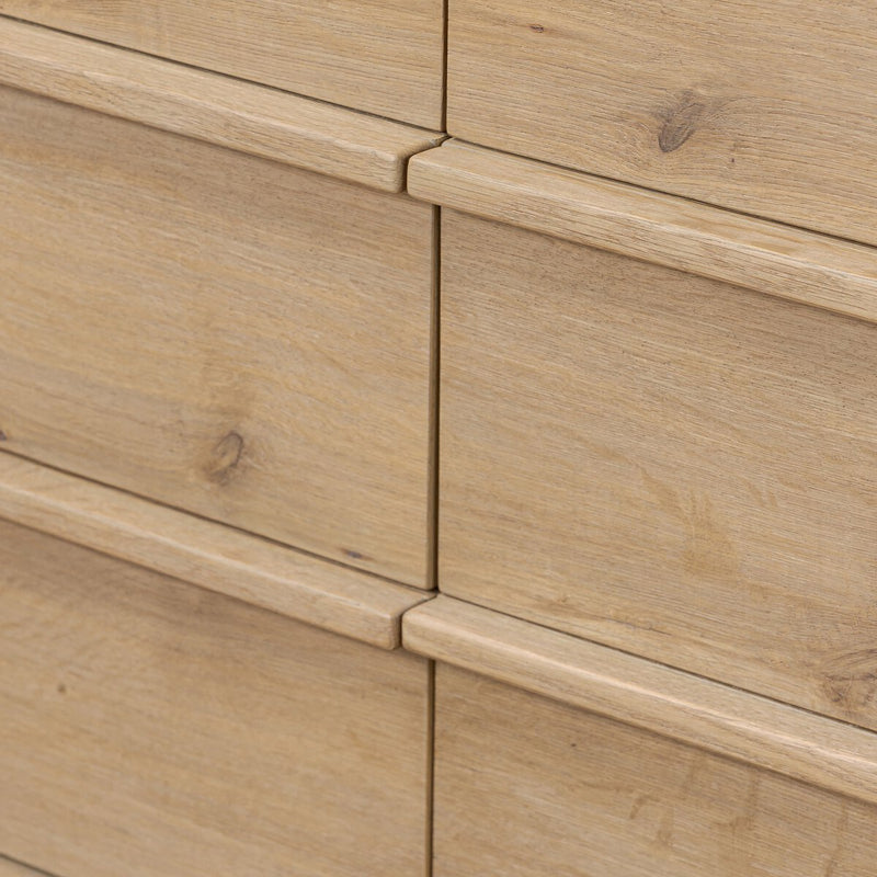 Emmer 8 Drawer Dresser - Aged Smoked Oak Veneer