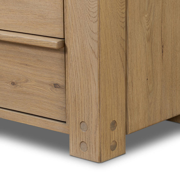 Emmer 8 Drawer Dresser - Aged Smoked Oak Veneer