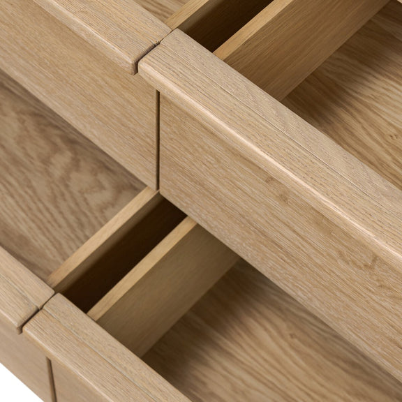 Emmer 8 Drawer Dresser - Aged Smoked Oak Veneer
