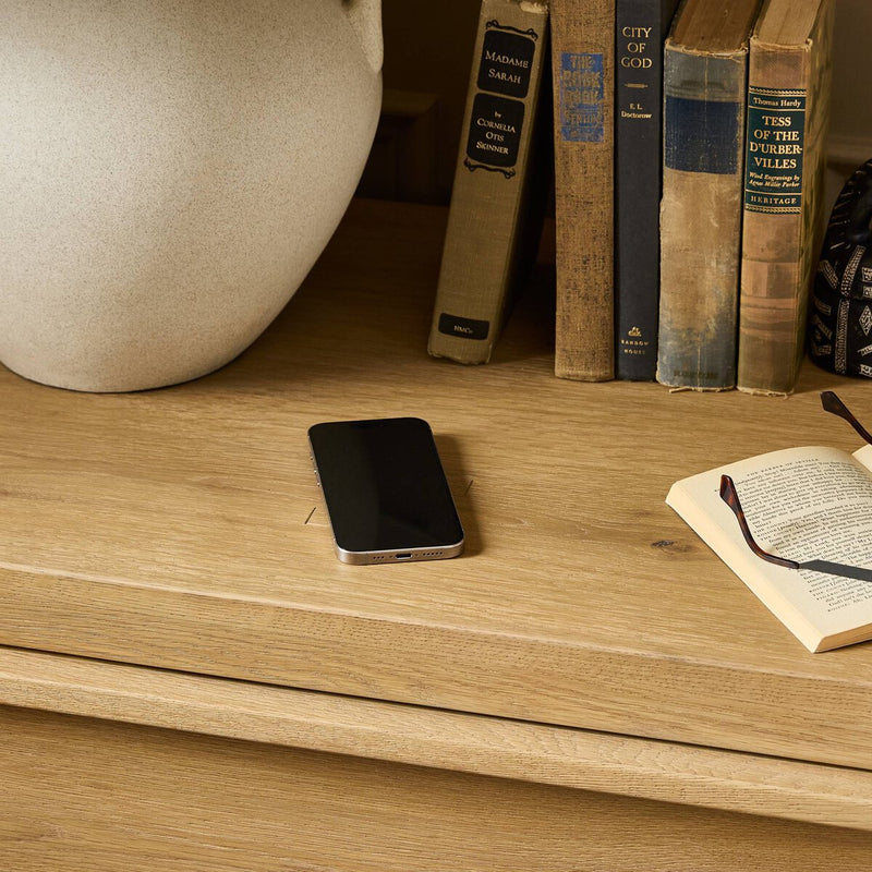 Emmer Nightstand - Aged Smoked Oak