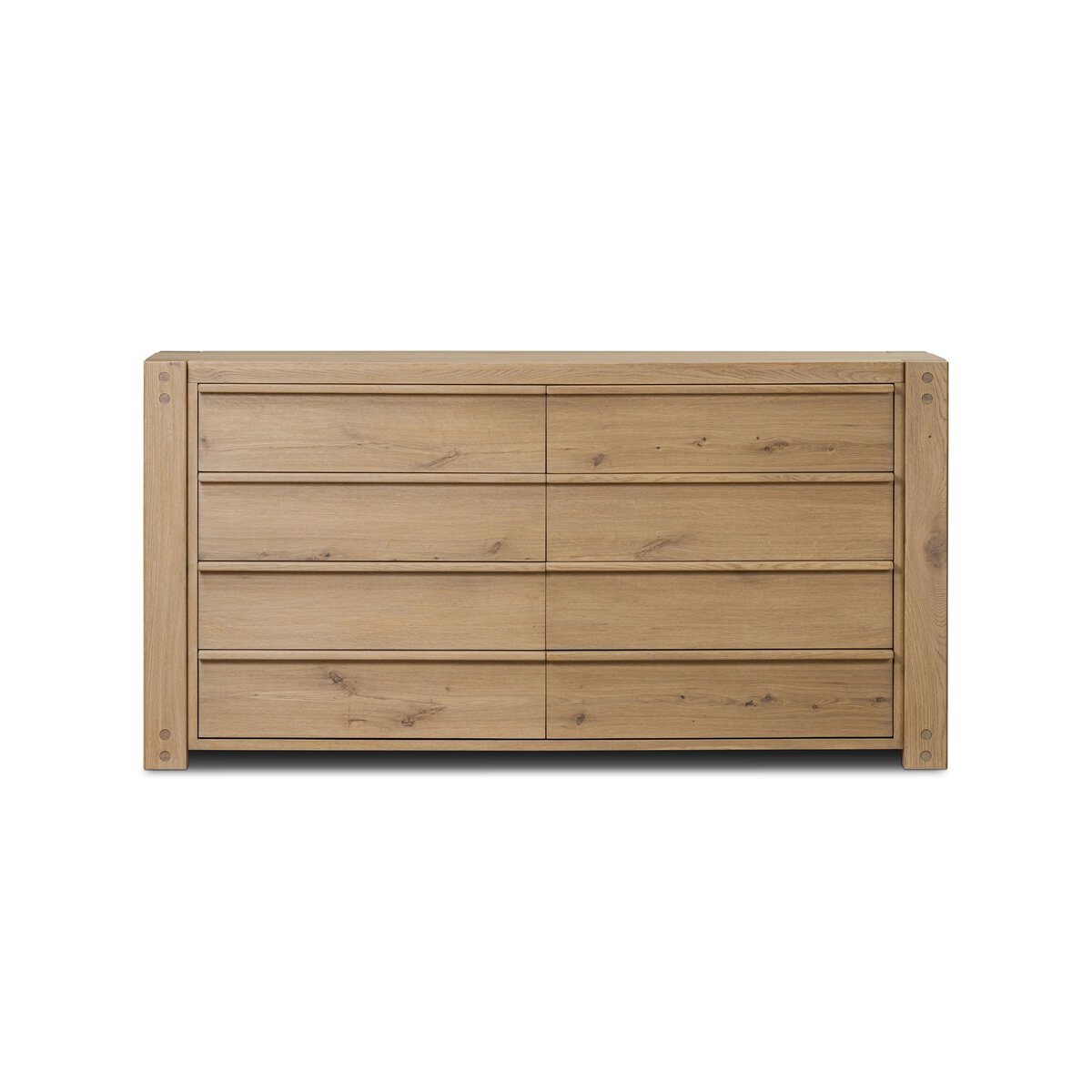 Emmer 8 Drawer Dresser - Aged Smoked Oak Veneer