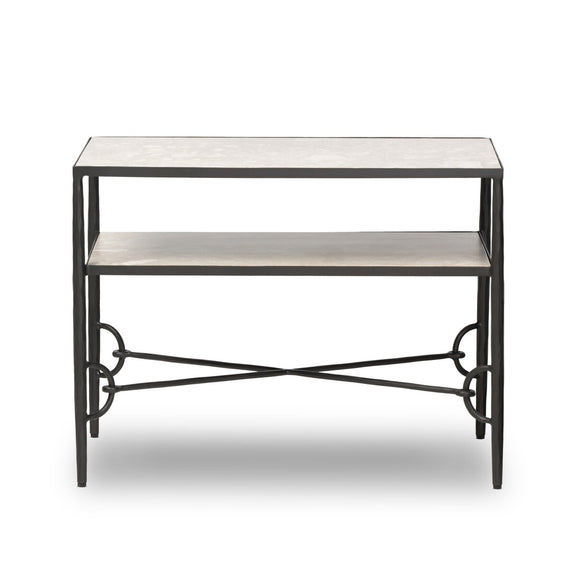 Babylon Nightstand - Hammered Gunmetal