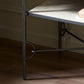Babylon Nightstand - Hammered Gunmetal
