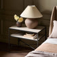 Babylon Nightstand - Hammered Gunmetal