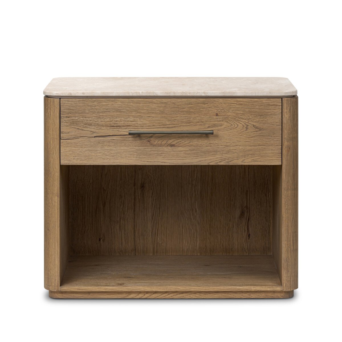 Raleigh Nightstand - Cappuccino Marble