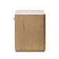 Raleigh Nightstand - Cappuccino Marble
