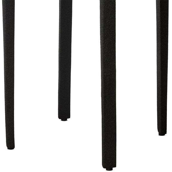 Mona End Table - Textured Iron