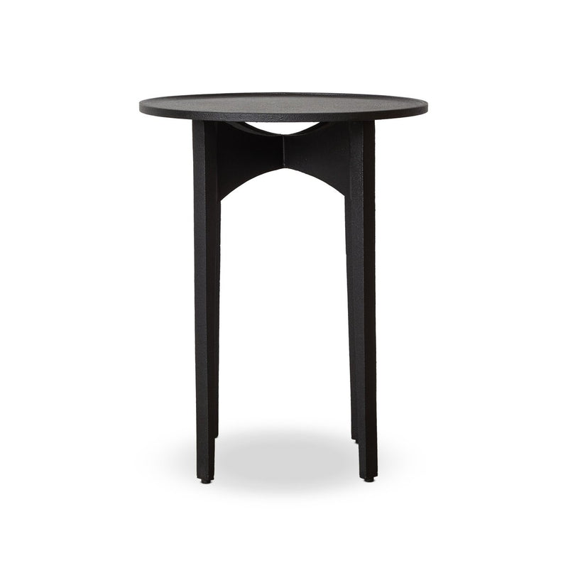 Mona End Table - Textured Iron