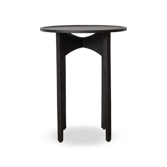 Mona End Table - Textured Iron