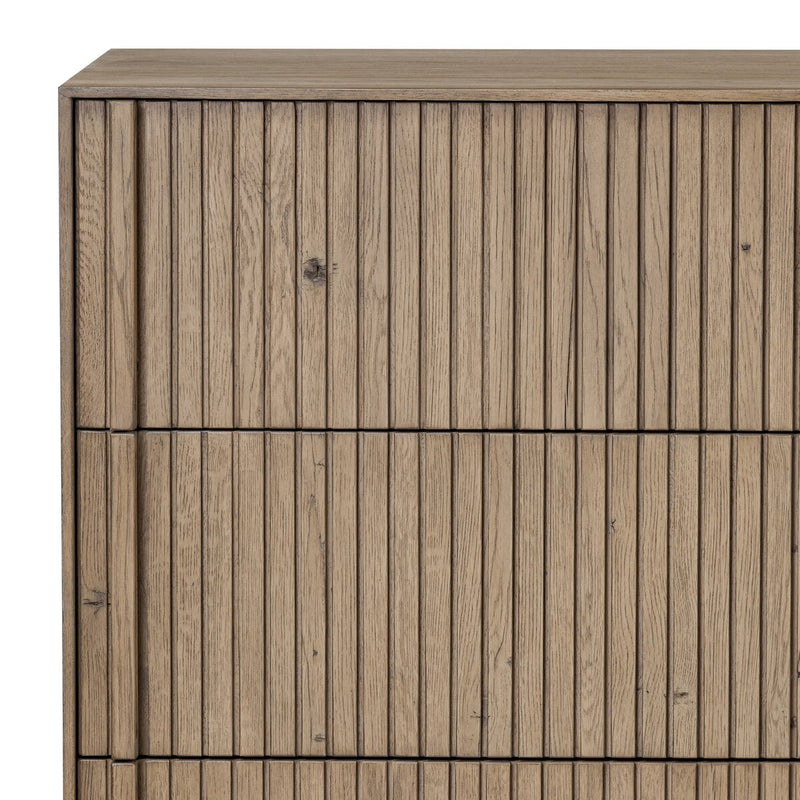Leo 8 Drawer Dresser - Rustic Grey
