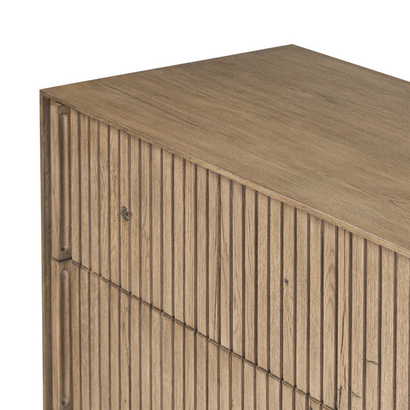 Leo 8 Drawer Dresser - Rustic Grey