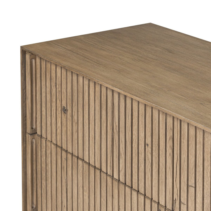 Leo 8 Drawer Dresser - Rustic Grey