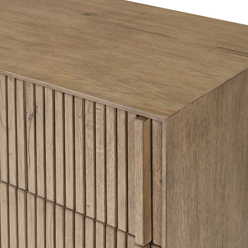 Leo 8 Drawer Dresser - Rustic Grey