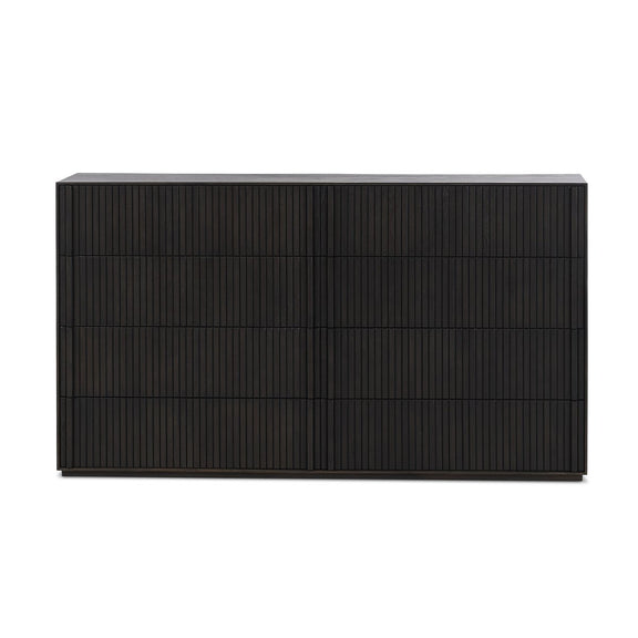 Leo 8 Drawer Dresser - Smoked Black