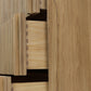 Leo 8 Drawer Dresser - Rustic Light Natural Oak