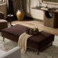 Harlin Cocktail Ottoman - Surrey Cocoa
