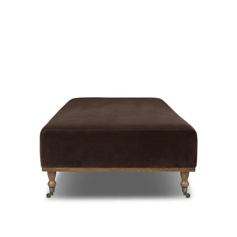 Harlin Cocktail Ottoman - Surrey Cocoa