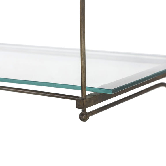 Romilly Shelves - Brushed Iron