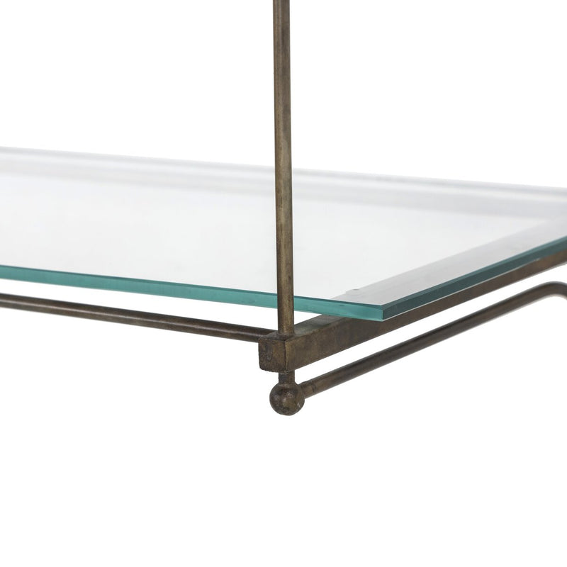 Romilly Shelves - Brushed Iron