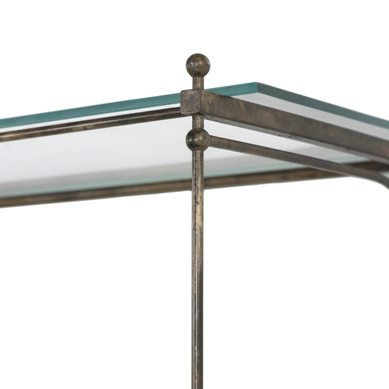 Romilly Shelves - Brushed Iron