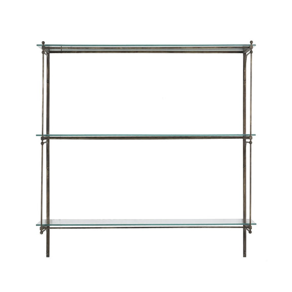 Romilly Shelves - Brushed Iron