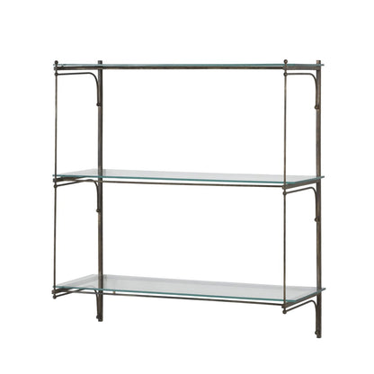 Romilly Shelves - Brushed Iron