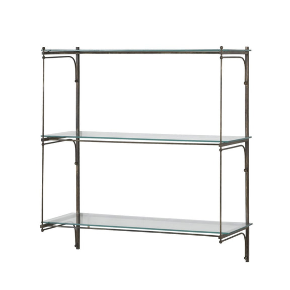 Romilly Shelves - Brushed Iron