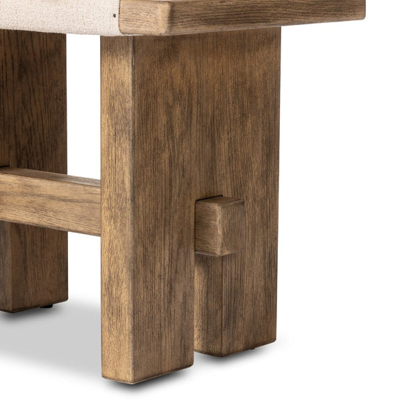 Poe Accent Stool - Hampton Cream
