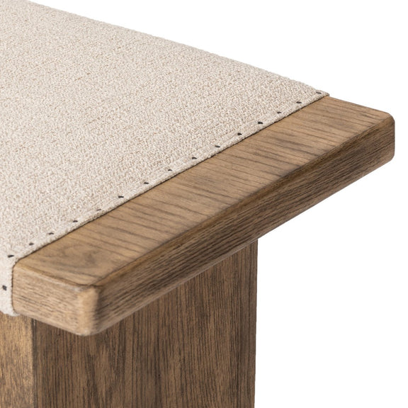 Poe Accent Stool - Hampton Cream
