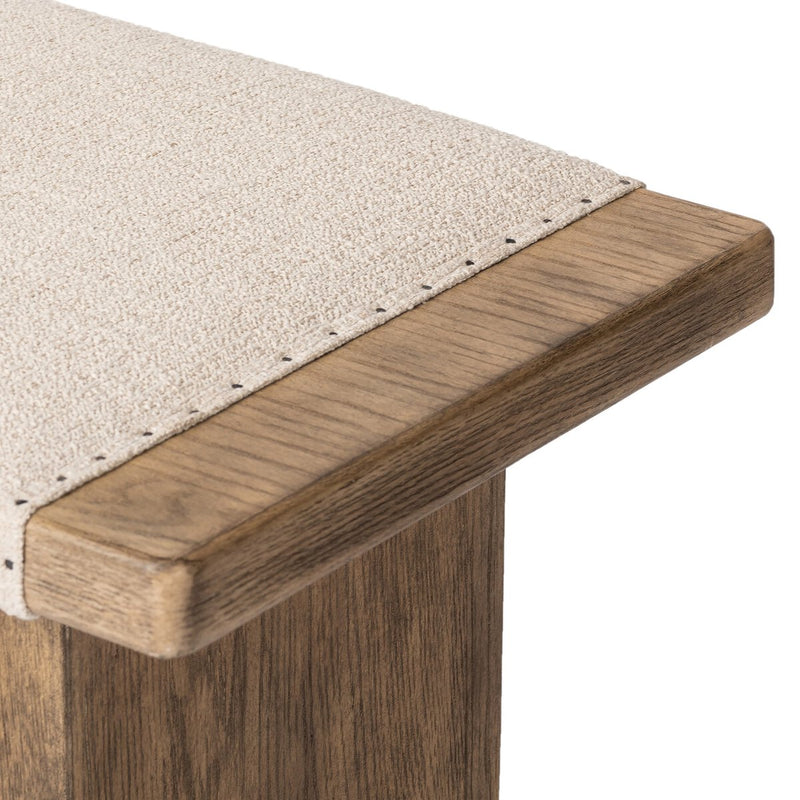 Poe Accent Stool - Hampton Cream
