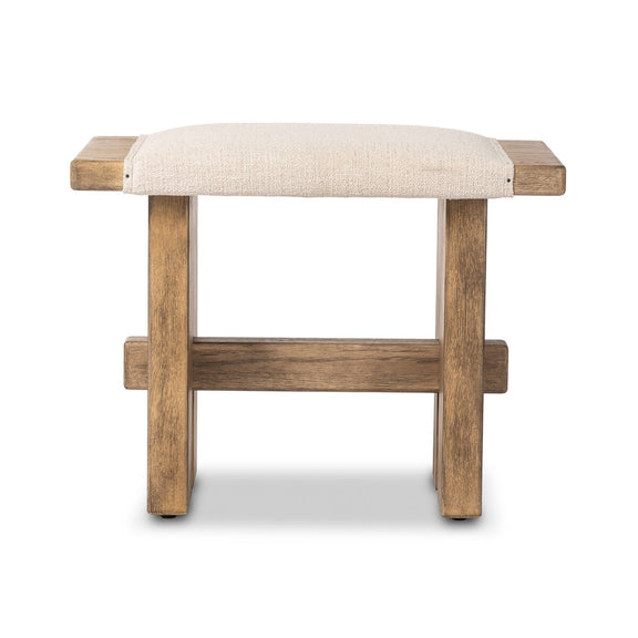 Poe Accent Stool - Hampton Cream