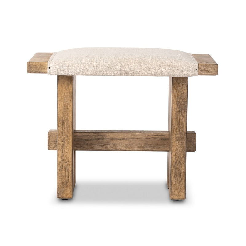 Poe Accent Stool - Hampton Cream