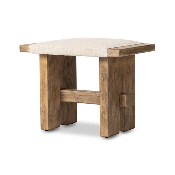 Poe Accent Stool - Hampton Cream