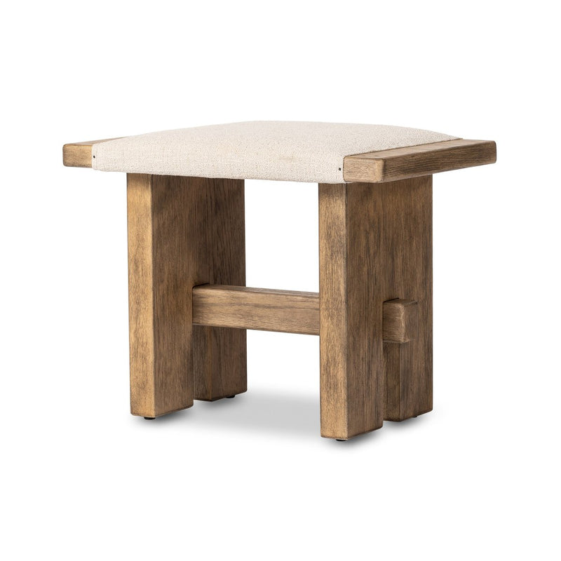 Poe Accent Stool - Hampton Cream
