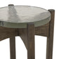 Relo End Table - Clear Cast Glass