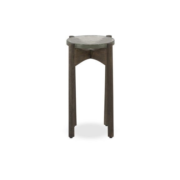 Relo End Table - Clear Cast Glass