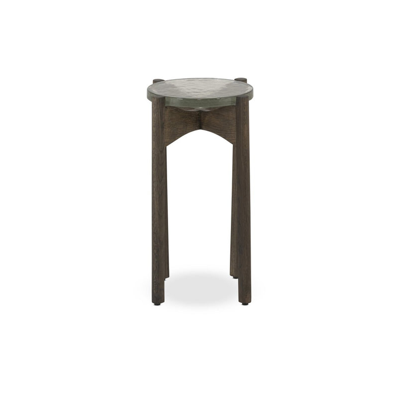Relo End Table - Clear Cast Glass