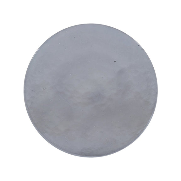 Relo End Table - Grey Cast Glass